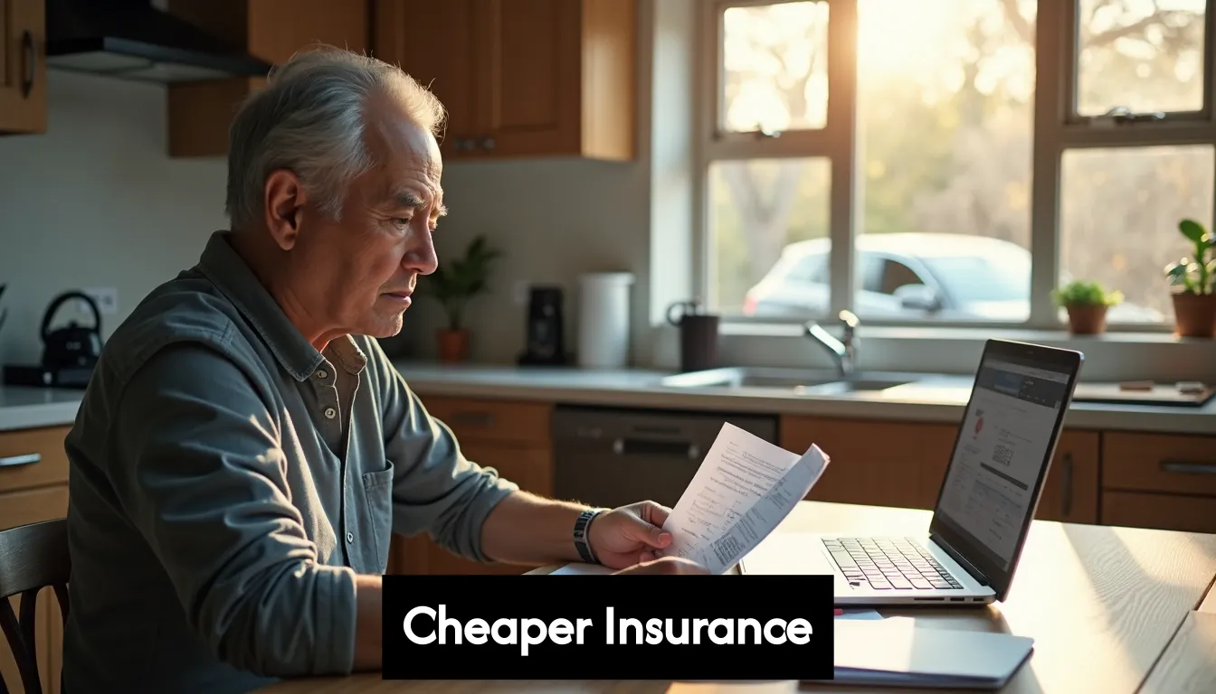 South African reviewing car insurance at home