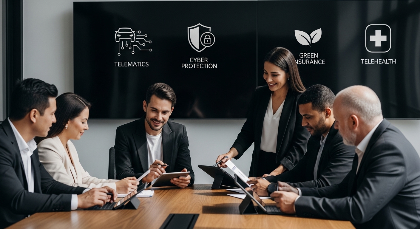 insurance 2025 trends, digital insurance meeting, modern advice