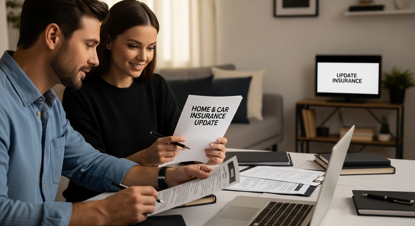 home car insurance couple